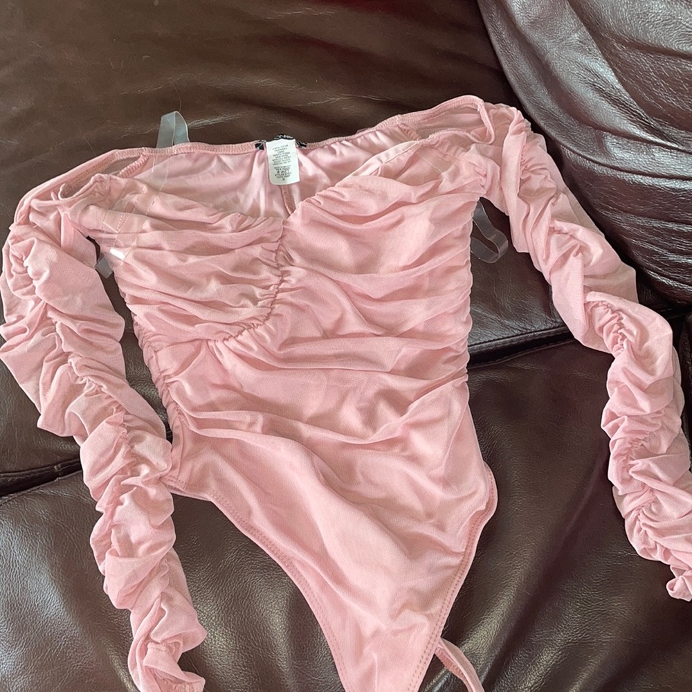 Fashion nova pink body suite